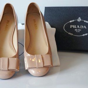 Prada Patent Leather Ballet Flats SZ 39